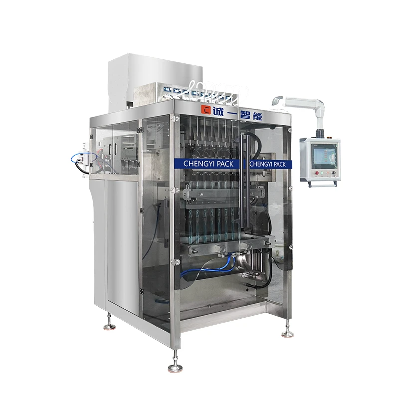 M&aacute;quina envasadora de barras de gelatina de varios carriles
