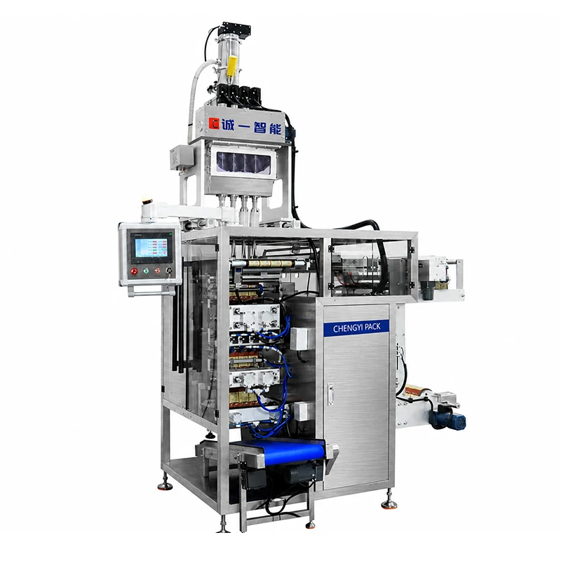 M&aacute;quina empacadora de bolsitas con sello de 4 lados