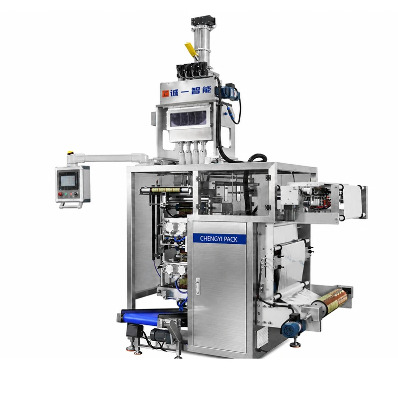 M&aacute;quina empacadora de bolsitas con sello de 4 lados